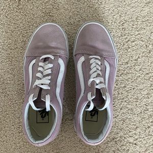Light purple Old School Vans- size 6.5